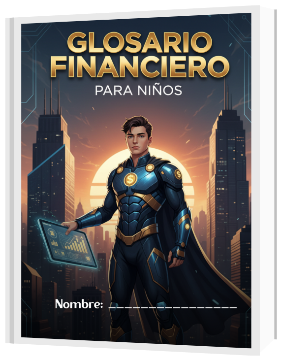 Portada del Glosario de términos financieros para niños — EntreKlass